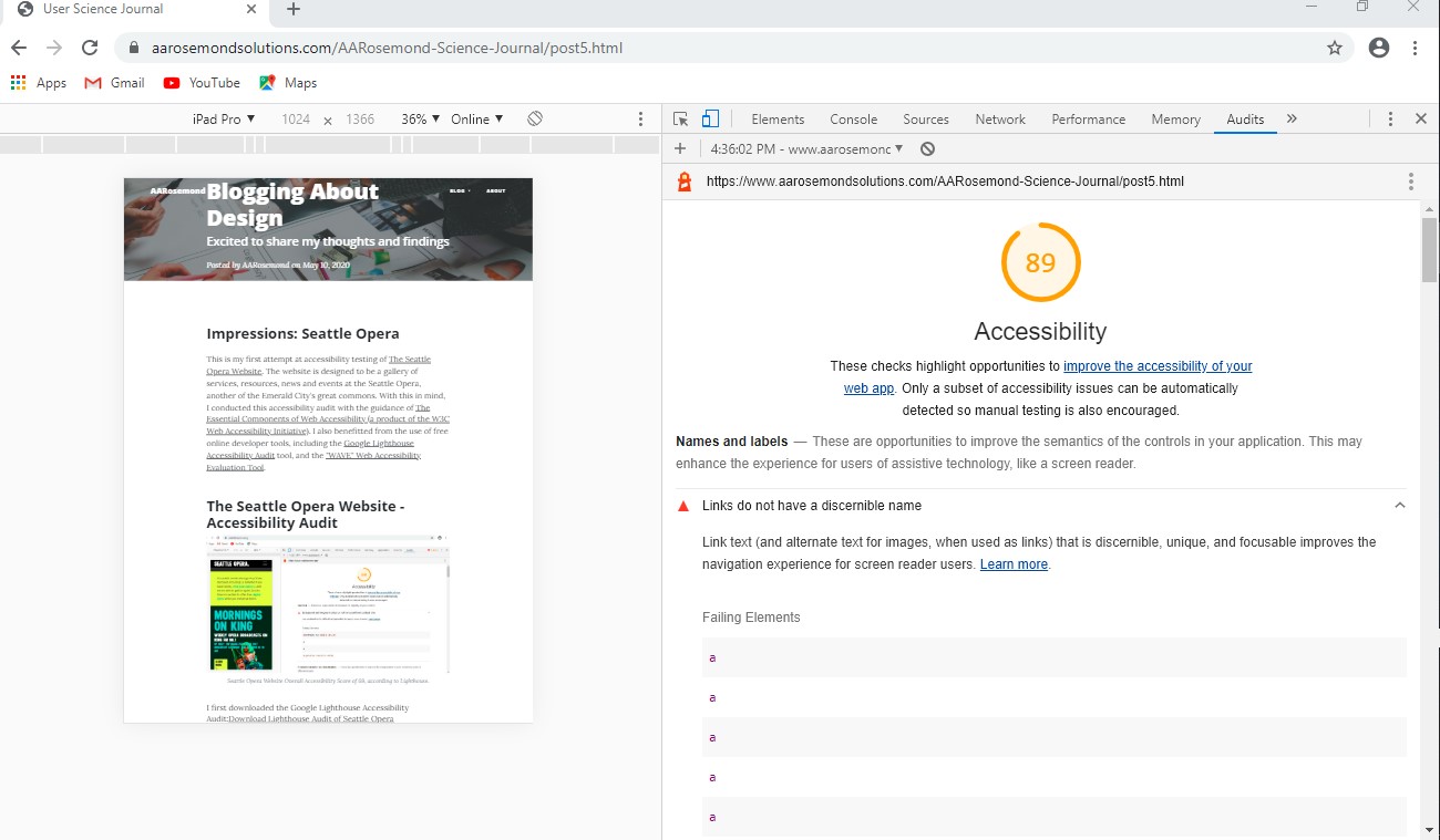 An image of the Lighthouse report on AARosemonds Blog